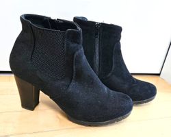 Damen Steifelette, Grösse 39, schwarz