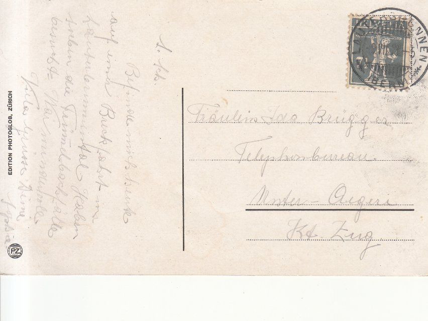 Cartoline postali: Trümmelbachfall 1913 – Usato da Bürglen TG venduto da StampGraf 1
