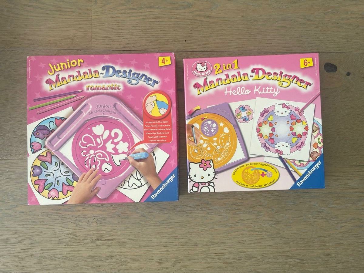 Ravensburger Giochi: Ravensburger Mandala Designer Junior & Hello Kitty Set – Usato da Meilen venduto da Golfer04