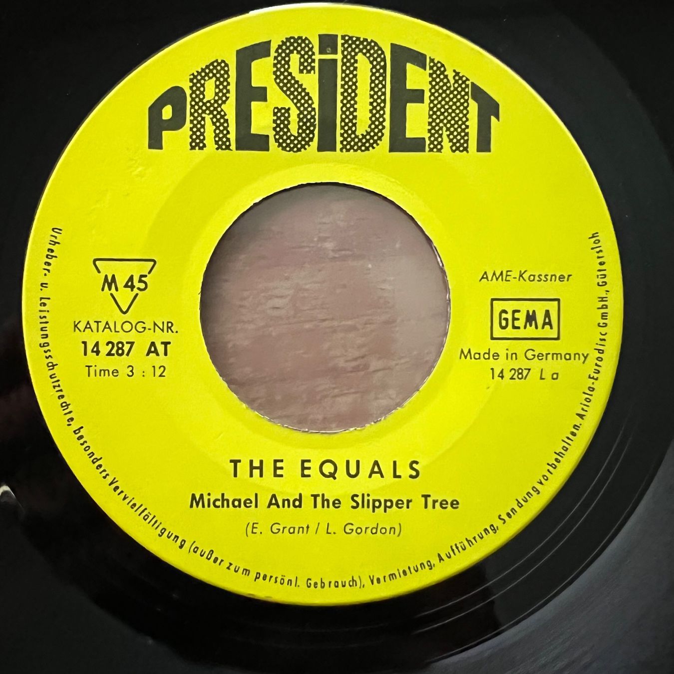 Schallplatten: Equals - Michael And The Slipper Tree / 1. D-Press. 1969 – Gebraucht aus Gais von soundcave57 3