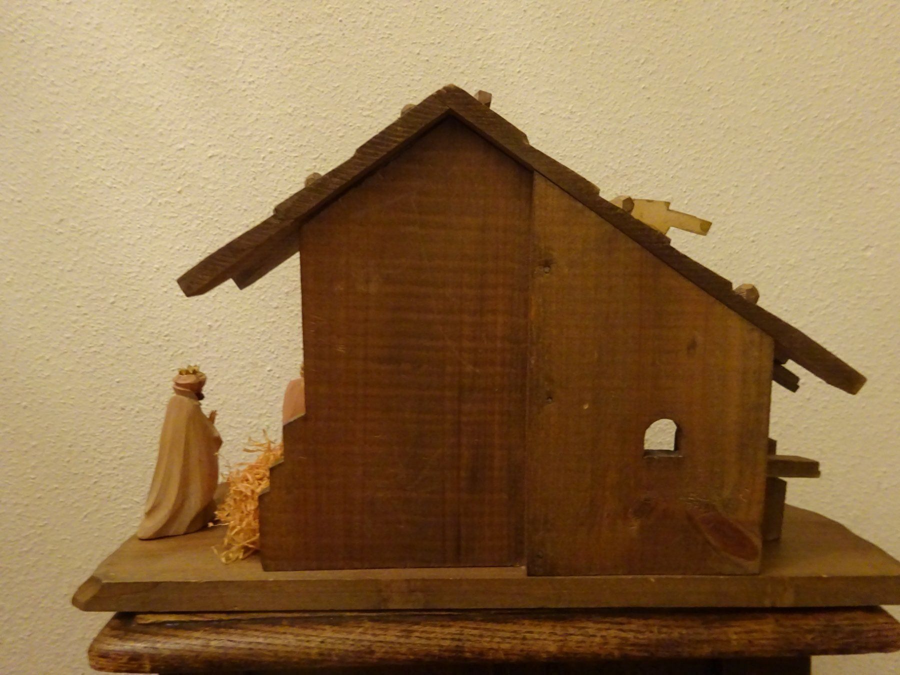 Statuette: Hochwertige antike Krippe / Holz, geschnitzt – Usato da Esslingen venduto da eintagammeer 3