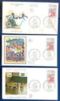 1970 FDC Weltspiele der Körperlich Behinderten / 3 Div.Illus