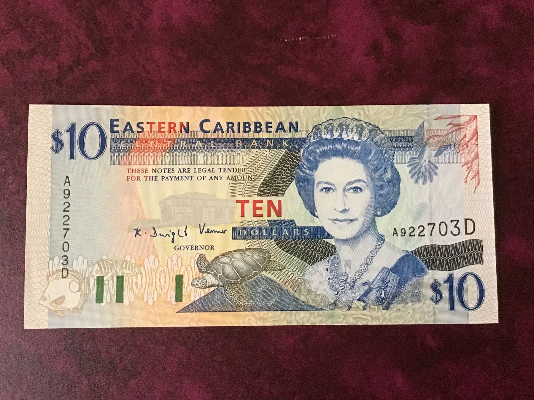 Billets de banque: 10 EC-Dollar – Neuf (Voir description) à Urtenen-Schönbühl par banknote08