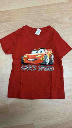 Kinder T-Shirt Gr. 2 jährig rot Lightning McQueen