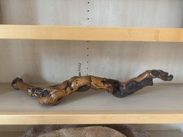 Tire-bouchon artisanal en bois vigne, déco rustique