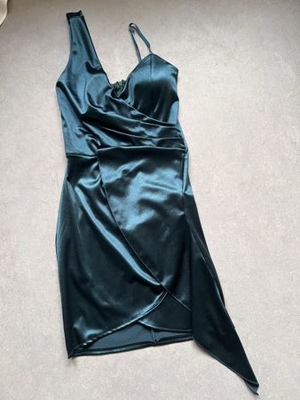Satin Kleid Xs