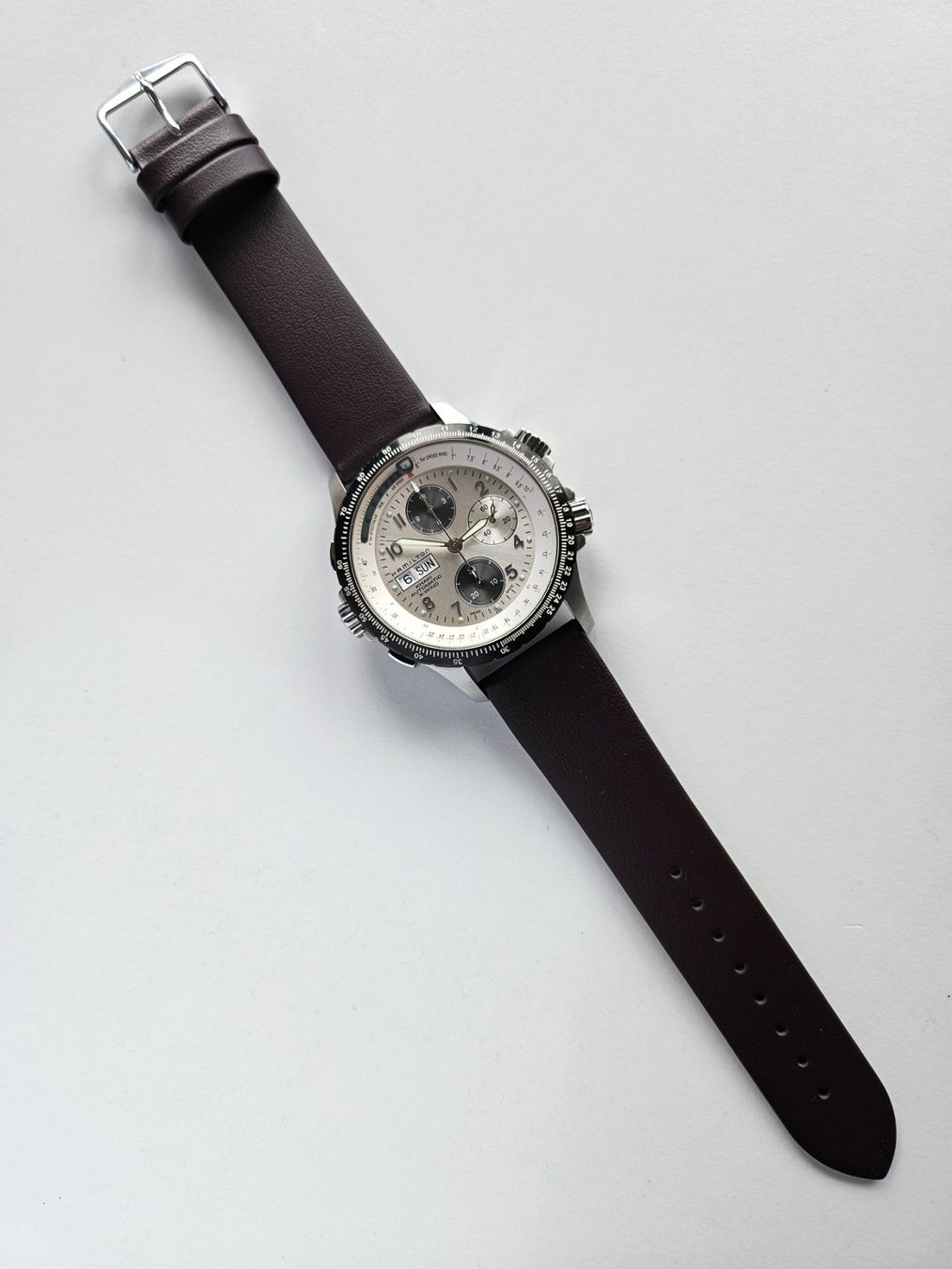 Hamilton Orologi: 448 Hamilton Khaki X-Wind Automatic Day Date – Usato da Berikon venduto da mmm21 2