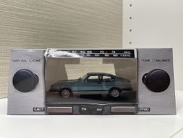 Miniaturauto 1:43 Ford Capri MK3 1982 hellblau in Vitrine! 
