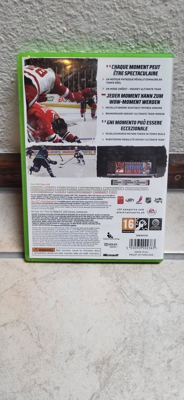 Microsoft Giochi: Xbox 360 – NHL 11 – Usato da Münsingen venduto da Heroism2010 1