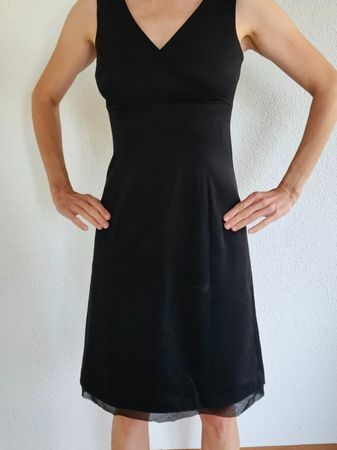 Robe noire col croisé H&M taille S