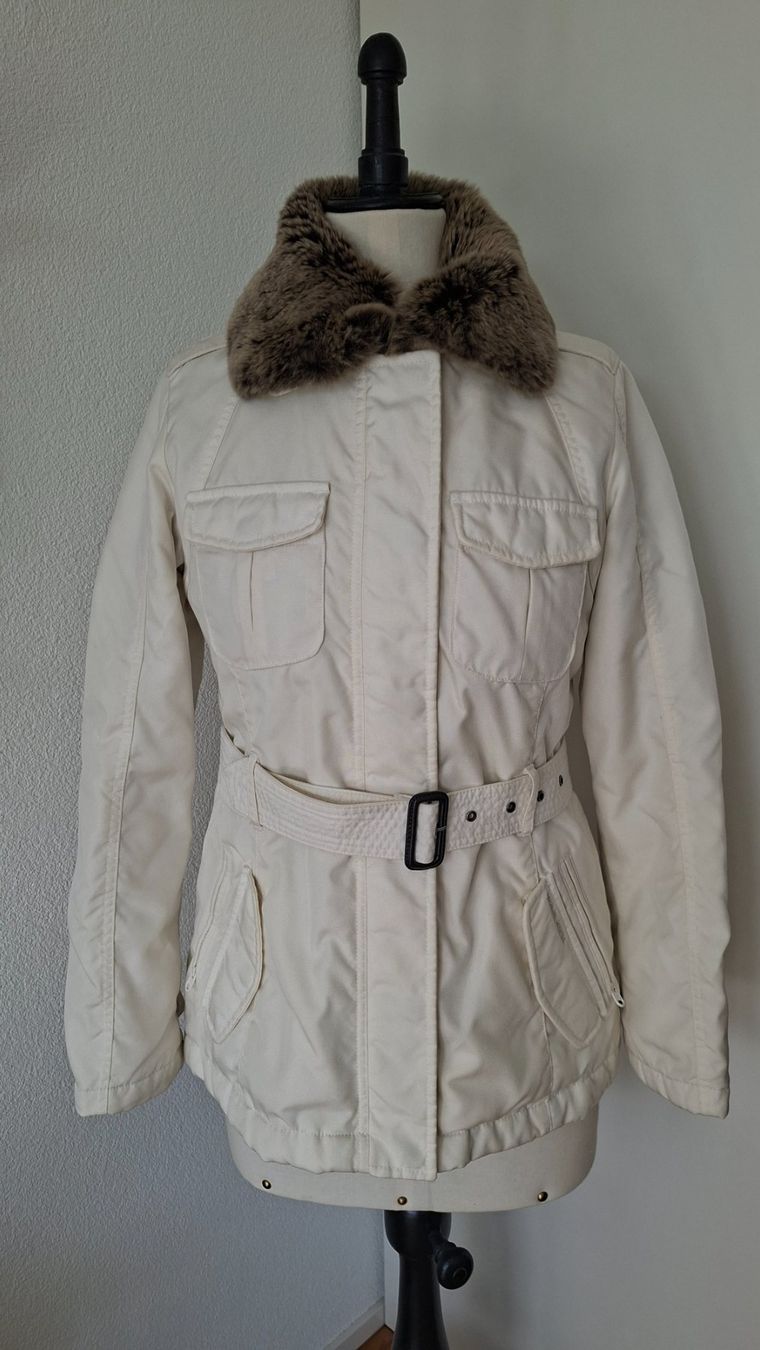 Woolrich Giacche: Uebergangsjacke Woolrich Gr.M Beige – Usato da Gattikon venduto da jeansgli