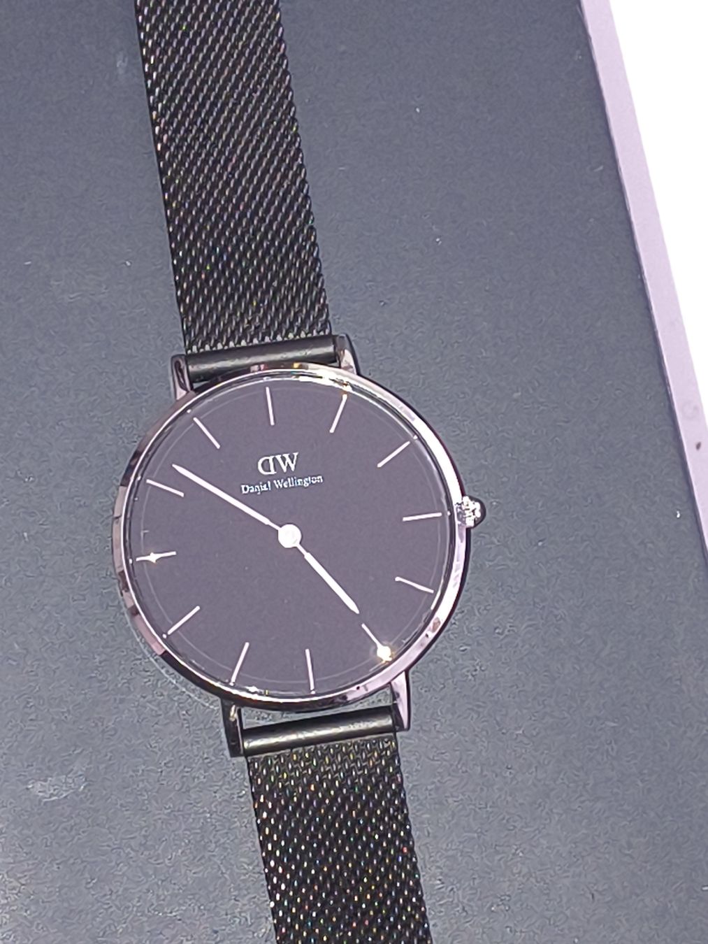 Daniel Wellington Orologi: Daniel Wellington Uhr - schwarz/silber – Usato da Rheinfelden venduto da JamieBabsi 1
