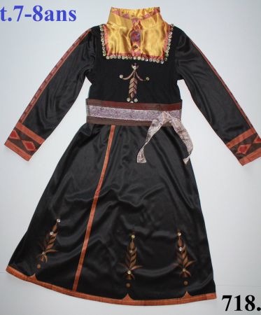 Robe Princesse Anna Reine des Neiges  t. 7 - 8 ans