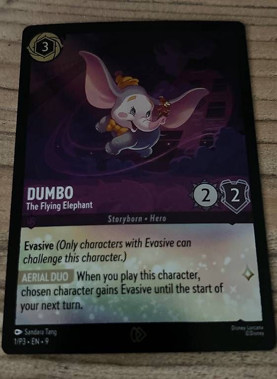 Sammelbilder & Trading cards: Carte Lorcana promo Dumbo  – Gebraucht aus Meyrin von ton_p9fm 1