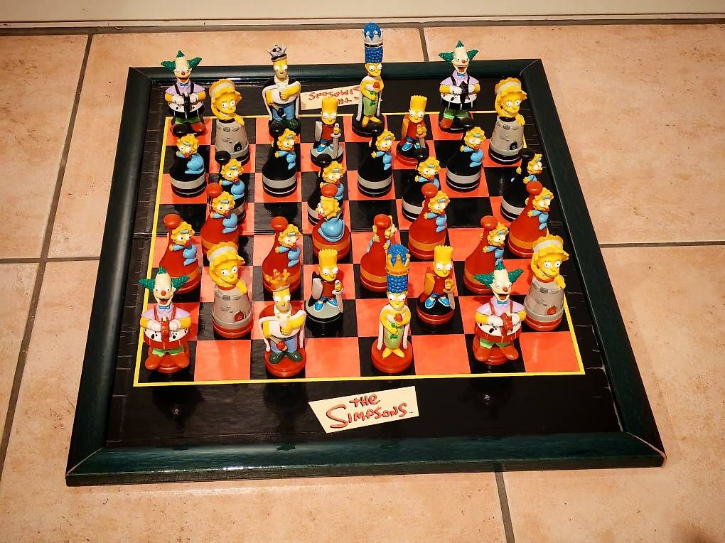 Giochi: Gioco scacchi 3D  Simpson Vintage – Usato da Cadenazzo venduto da Mulinacu 4