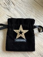 Dolce & Gabbana Brosche Stern, goldig mit Strass Steinen✨
