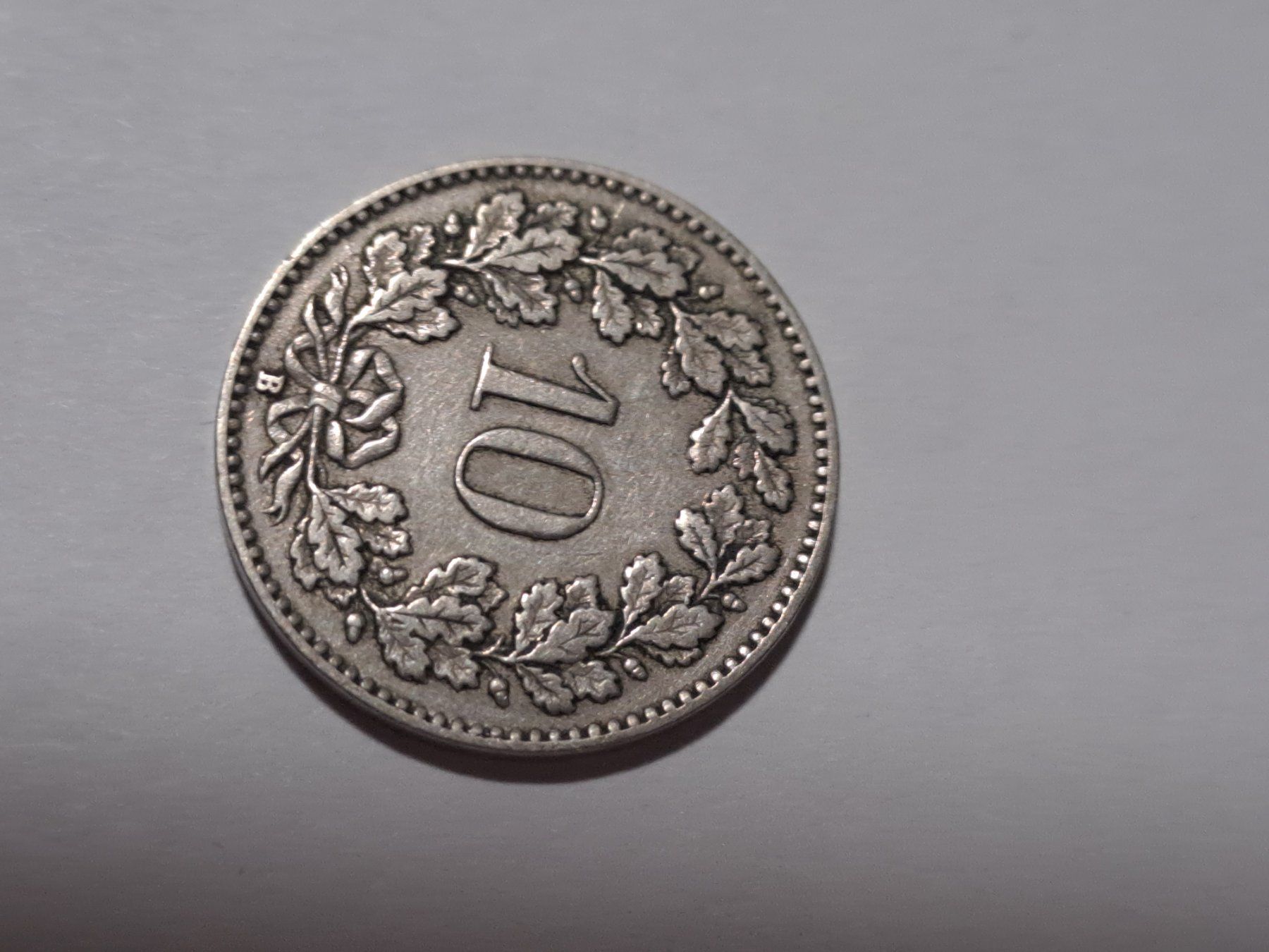 Alle Münzen: 10.- Rappen 1921 – Gebraucht aus Bitsch von jajo79076 1