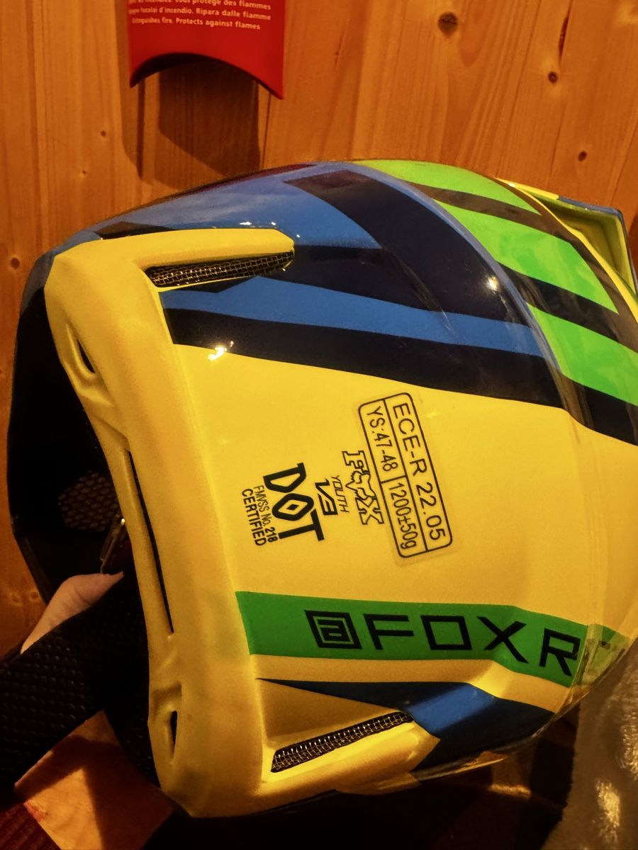 Fox Caschi & visiere: Fox Youth V3 Helm – Nuovo (secondo la descrizione) da Orpund venduto da Rhodes0 7
