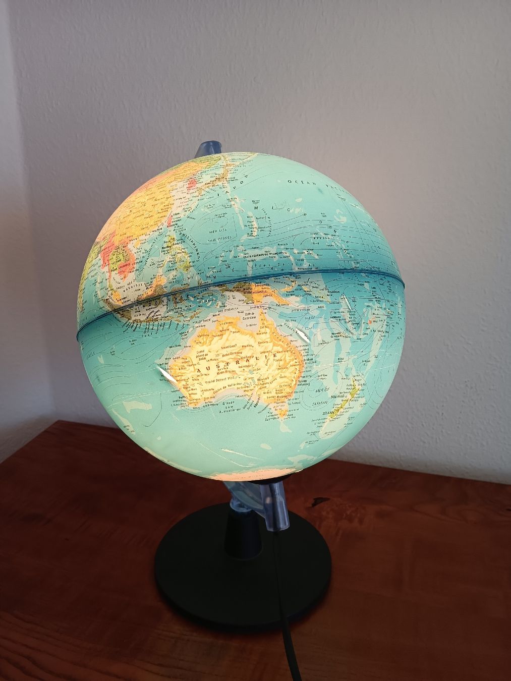 Lampade: mappemonde lampe globe – Usato da Lausanne venduto da Grabock 1
