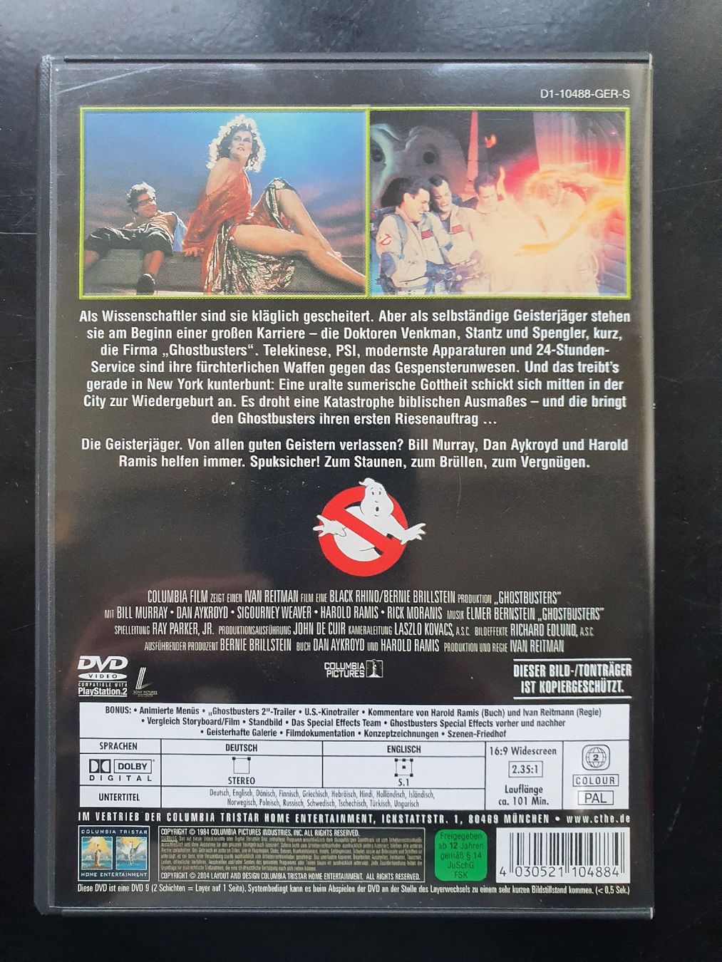 Tutti i DVDs: Ghostbusters DVD Collector's Edition – Usato da Zürich venduto da TimZurich1 1