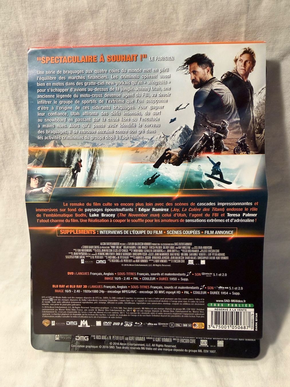 Tutti i DVDs: Point Break 3D Steelbook – Usato da Zollikofen venduto da hekote 1