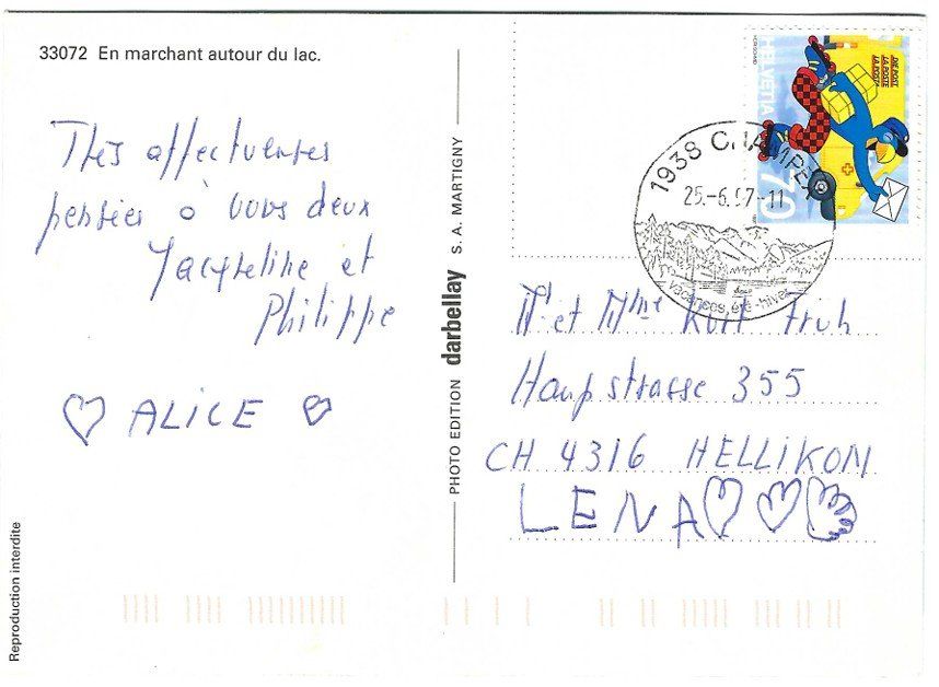 Cartoline postali: AK Champex, Wallis – Usato da Rheinfelden venduto da wil_m7gh 1