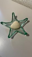 Seestern Glas mit Muschel