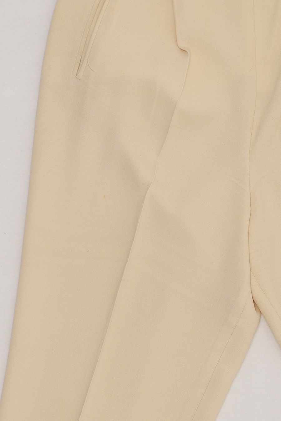 Max Mara Hosen: Pantalon MaxMara Viscose Beige Clair Taille 38 – Gebraucht aus Fribourg von re-fine 8