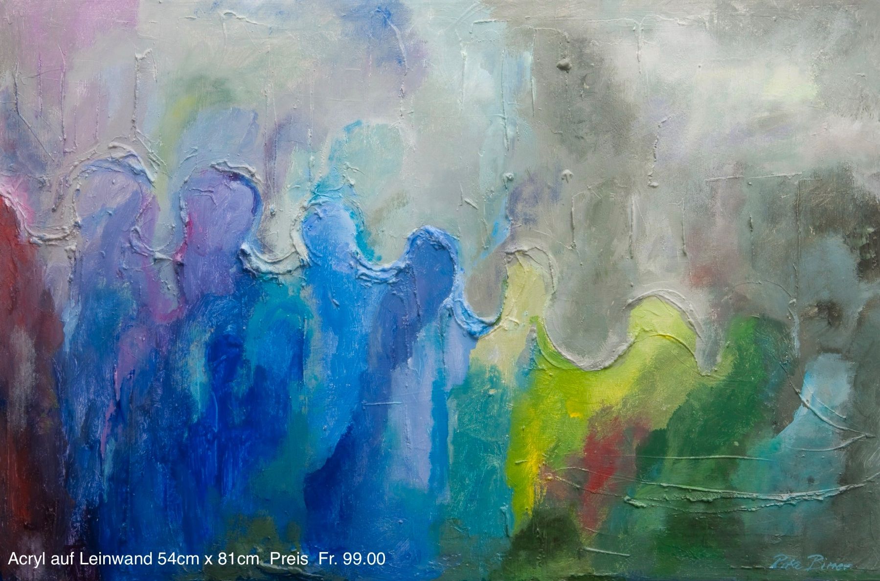 Tableaux: Original Kunstwerk Acryl oder Öl auf Leinwand – Neuf (Voir description) à Emmenbrücke par harrer1 7