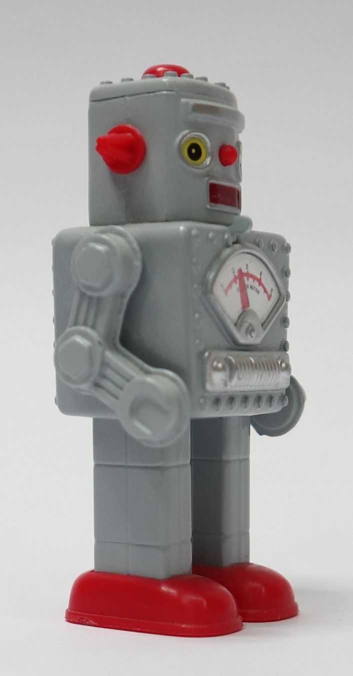 Figuren: Mini Roboter Winky Robot Metall – Neu (gemäss Beschreibung) aus Eschenbach SG von Astalavista 1