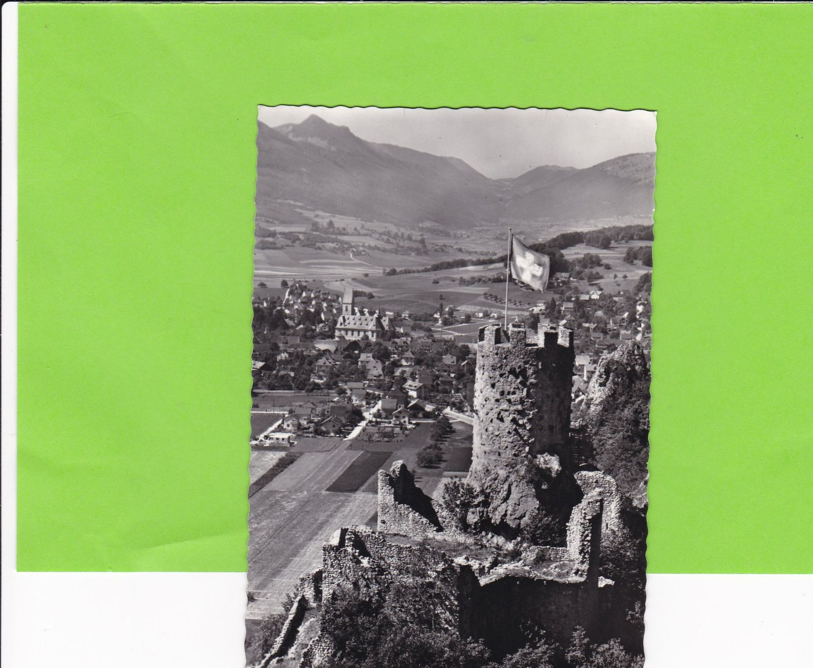 Ansichtskarten: Balstal-Ruine – Gebraucht aus St. Peterzell von neckertal