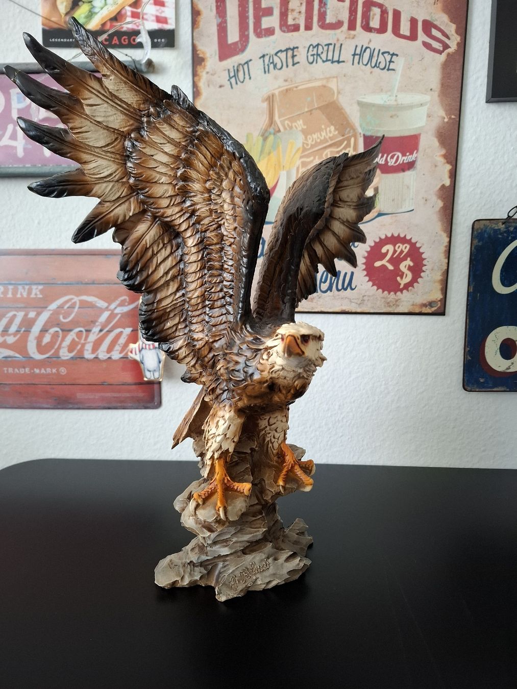 Statuette: Adler Figur aus Steingut (?) – Usato da Dällikon venduto da Shishio