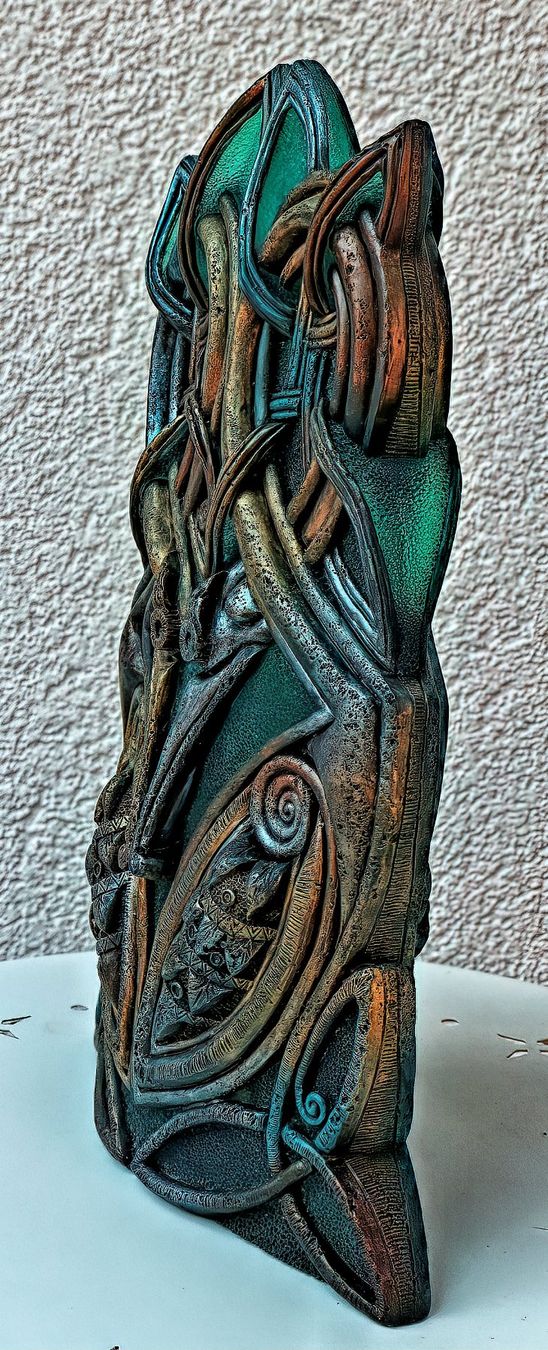 Sculptures & Statues: Keltisches Symbol "Bird Beast" v. Gill Hobson – Neuf (Voir description) à Rotkreuz par Radus24 2