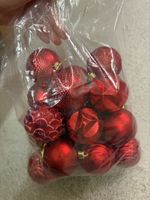 Red Christmas Baubles Set 