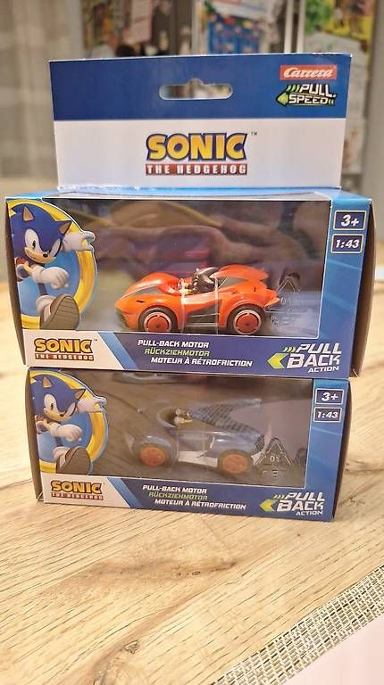 Carrera Spielzeuge: Carrera Autos / Sonic & Knuckles – Neu und originalverpackt aus Buochs von DasBaerchi