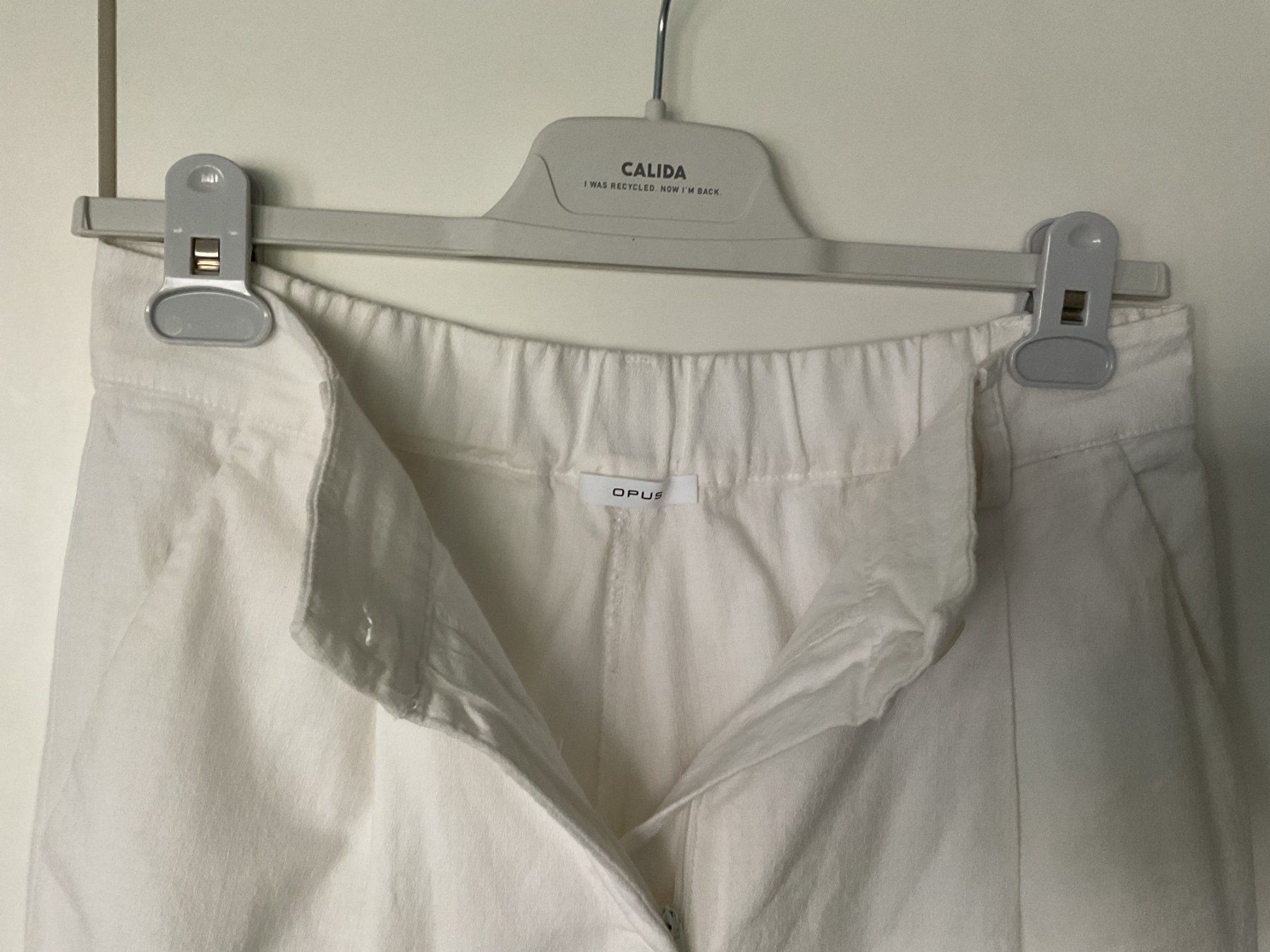 Opus Hosen: Opus - Mareika Sommer Hose weiss - Gr. 36 – Gebraucht aus Walchwil von Budy7 3
