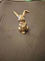 Goldhase Rosenthal 5cm gross - Ostern
