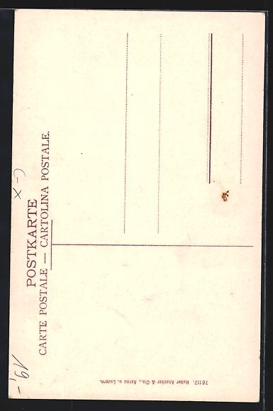 Cartoline postali: AK Weggis, Das Hotel Rössli – Usato da Berlin venduto da bartko-reher 1