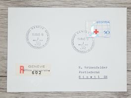 CL17 Enveloppe + Timbre Suisse 1963