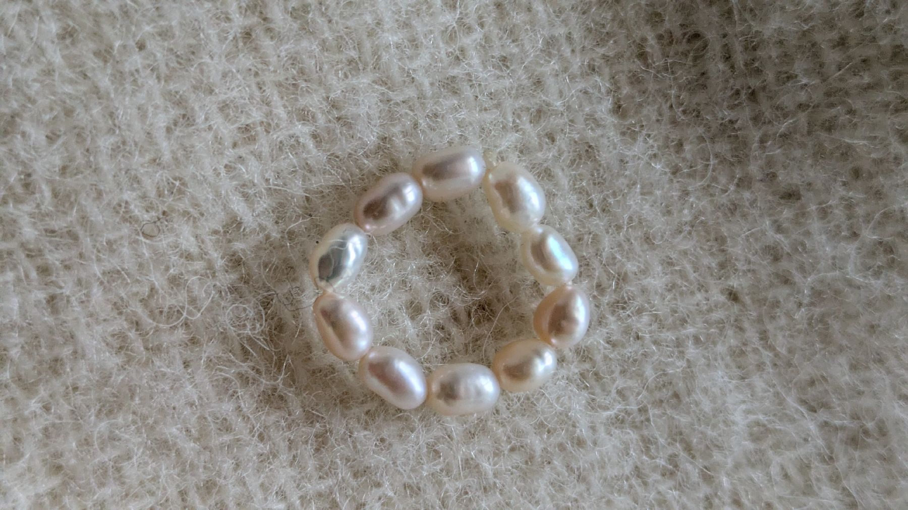 Boucles d'oreille: Süsswaserperlen Ohrringe + Ring – D'occasion à Trüllikon par NAURELIJ 2