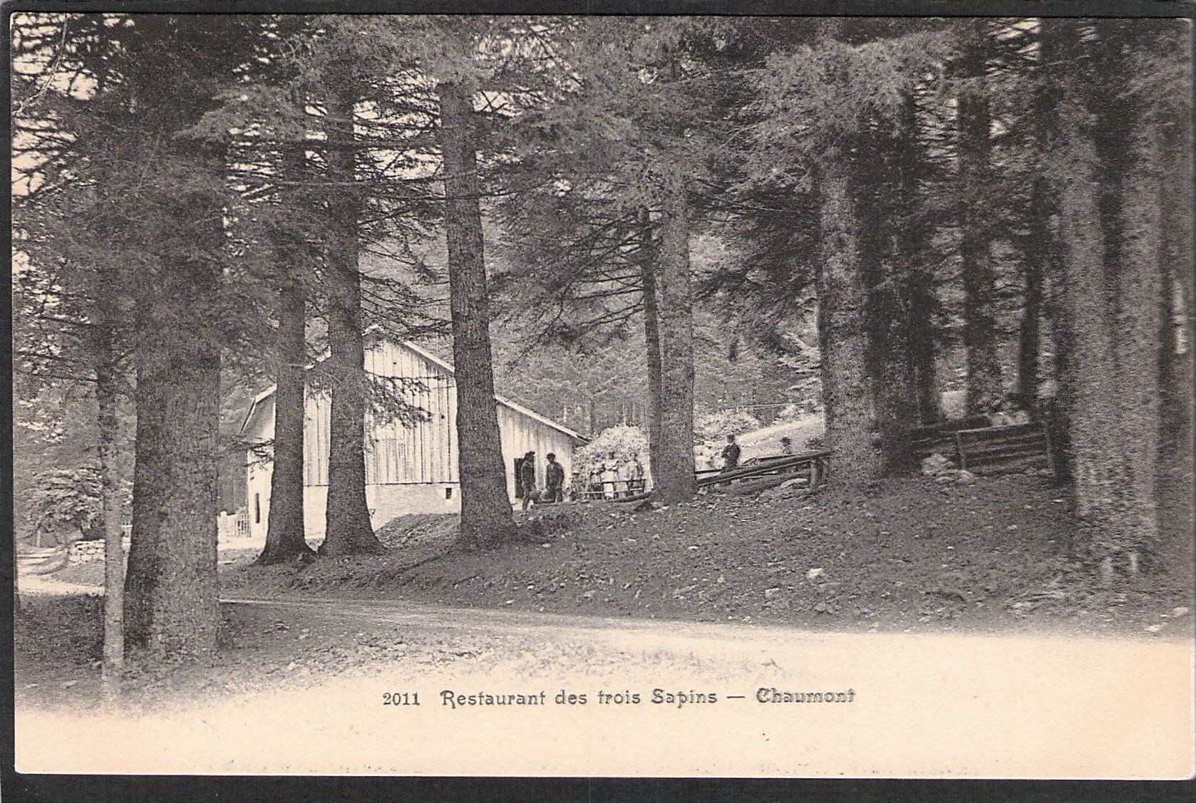 Cartoline postali: CP, Chaumont,Rest. des trois Sapins – Usato da Reichenburg venduto da Pipo-67