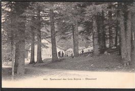 CP, Chaumont,Rest. des trois Sapins