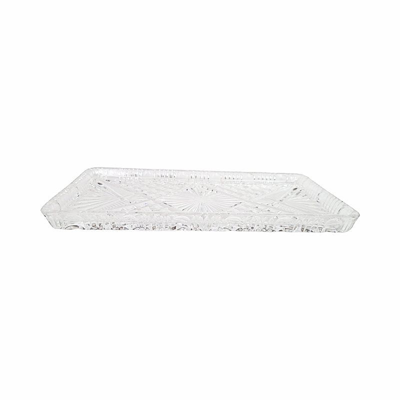 Servierplatten: Kristallglas-Servierplatte – Gebraucht aus Wangen b. Olten von Restwert_Wangen 2