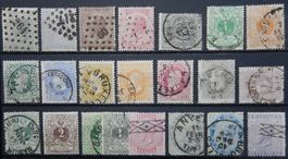 Belgien ex. Kat. 14-38 gest. 1865/83 Kat. 155 Euro