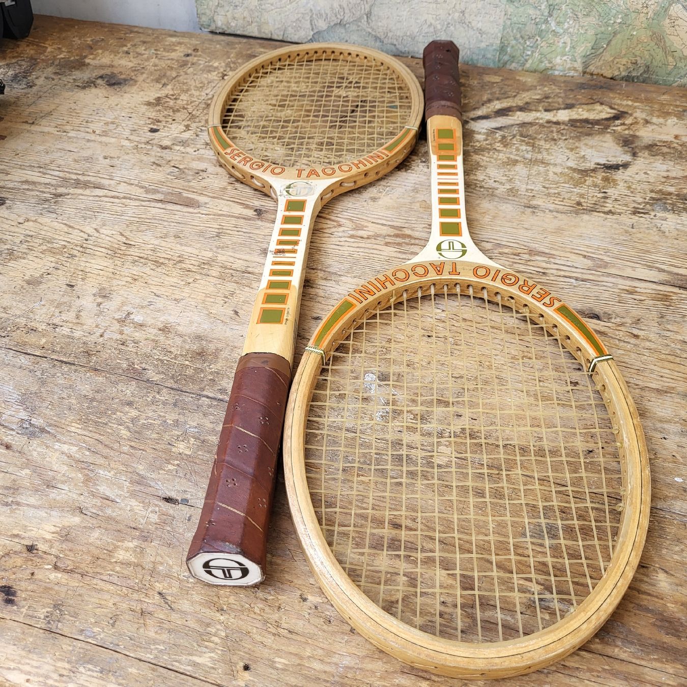 Schläger: 2 TennisHolzracket Sergio Tacchini – Gebraucht aus Kägiswil von Megafi56 1