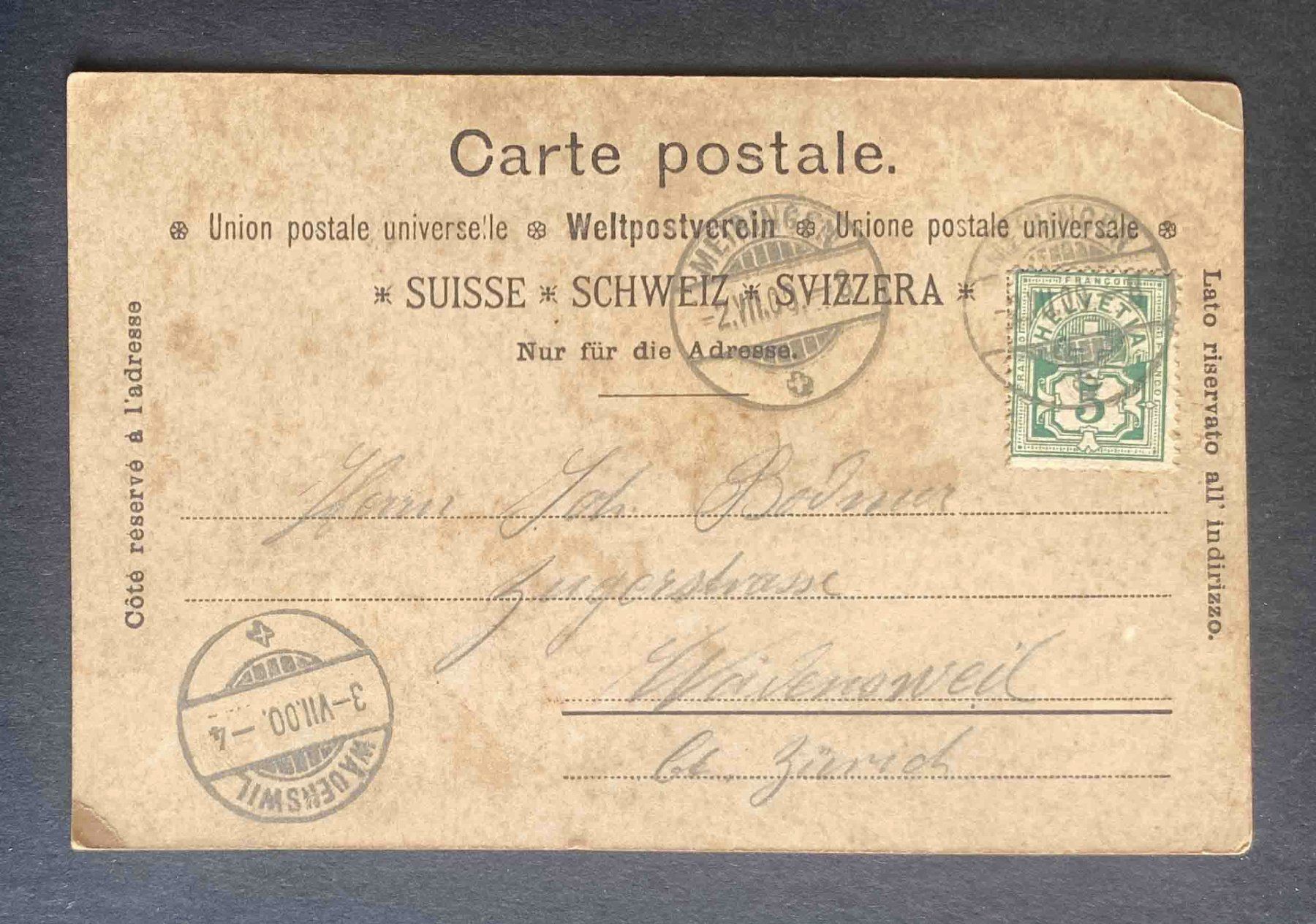 Cartoline postali: AK Aareschlucht – Usato da Goldau venduto da artelier1 1