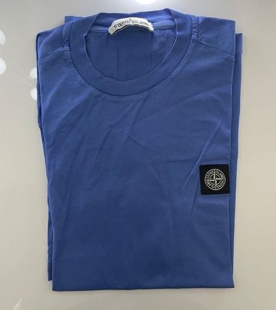 T-Shirt Stone Island - Bleu Roi - Taille S - Authentique - E