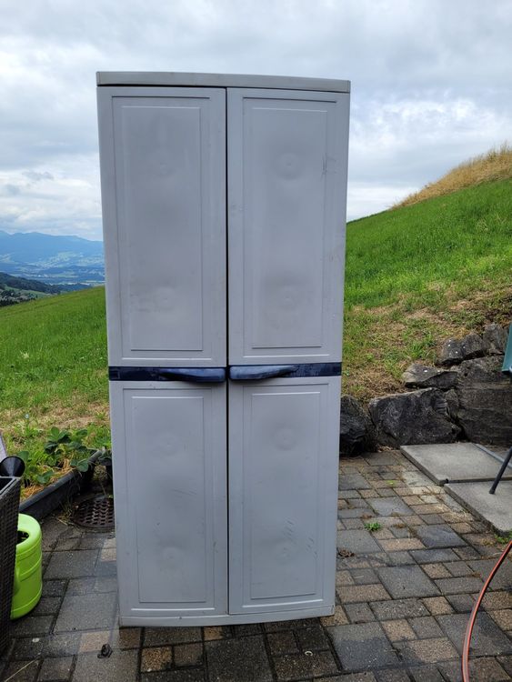 Schrank Kunststoff für Garten oder Keller Kaufen auf Ricardo