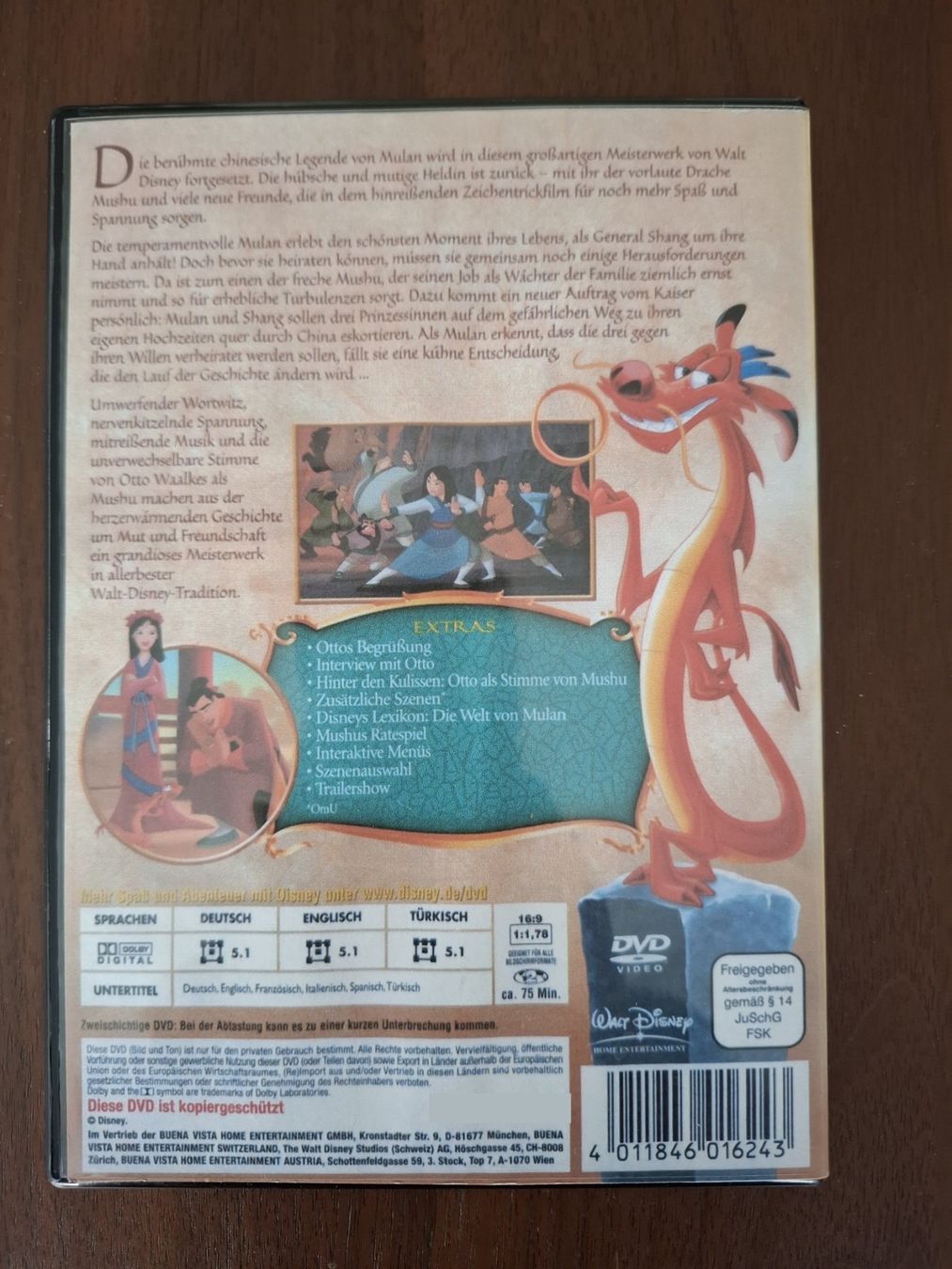 Tutti i DVDs: Disney DVD - Mulan 2 – Usato da Alpnach Dorf venduto da Burnbuster 1
