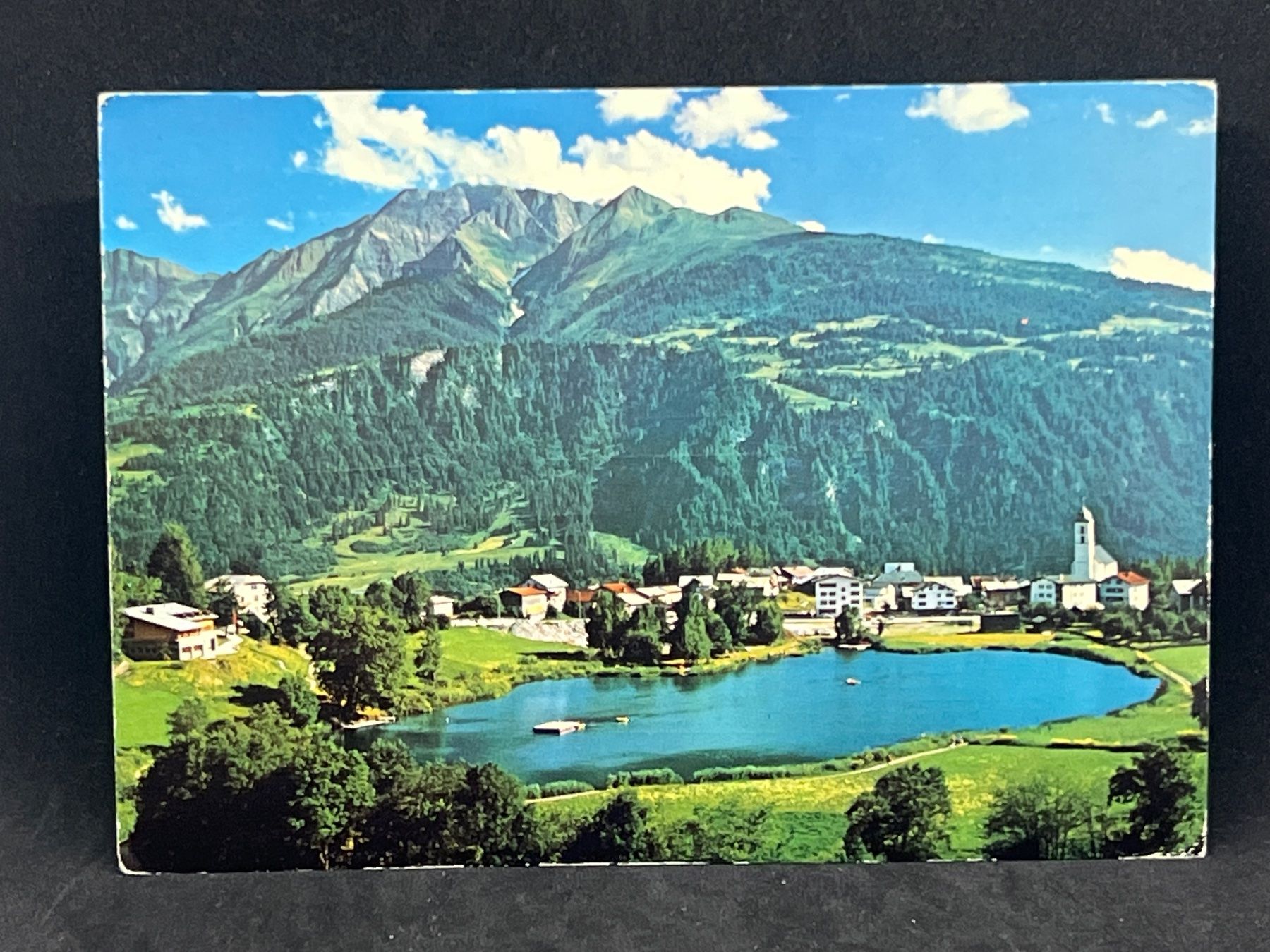 Cartoline postali: Laaxersee mit Signinagruppe – Usato da Widnau venduto da Brusi9